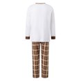 thumbnail image 6 of AIGUR Family Christmas Pajamas Family Matching Christmas Pajama Set Family Matching Pajamas Sets Long Sleeve Reindeer Printed Tops Plaid Pants, 6 of 11