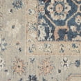 thumbnail image 6 of Nourison Malta Bordered Floral Traditional Indoor Area Rug Blue/Grey 2'2" x 7'7", 6 of 6