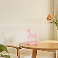 thumbnail image 4 of SHOWERORO 1Set Mini Furniture Wooden Rocking Horse Model for Home Decoration and Book Cabinets 9.63X9.24X2.36in, 4 of 7