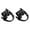 2 Piece, variant on 2 Pieces Bike Rack Straps Bicycle Cradle Strap Adjustable Rubber Secure Locking for Car Mount Accessories