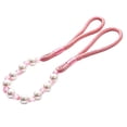 thumbnail image 2 of Acrylic Bead Curtain Tieback with Hook, Elegant Drapery Holdback for Curtains and Drapes, 1-Pack, Blush Pink, 2 of 7
