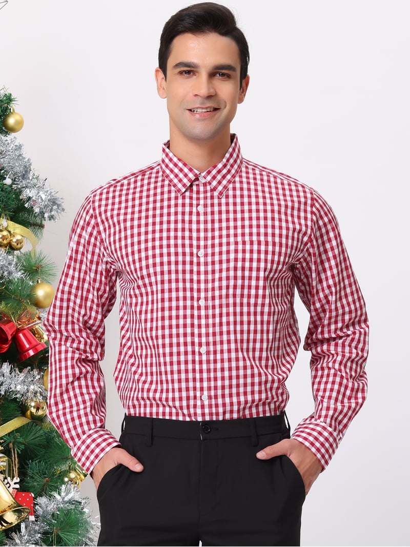 checkered dress shirt Dark Navy Checked | The Abacus breathable comfort Lawson Plaid Button Up Shirt