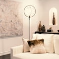 thumbnail image 6 of Brightech Eclipse Dimmable LED Floor Lamp, Modern Torchiere Floor Lamp for Living Rooms & Offices – Super Bright Tall Lamp with Dimmable Options for Reading, Standing Lamp Living Room Décor - Black, 6 of 9