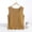 Yellow, variant on Kilaqueen Plus Size Tank Tops for Women Warm Sleeveless Solid Color Soft Layer Vest for Cold Weather Comfy Seamless Underwear Thermal Tops