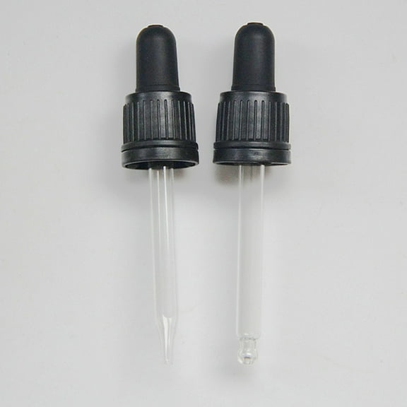 MLINS  6 Pcs Glass Pipette Dropper Essential Oil Bottle Droppers Packaging