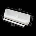 thumbnail image 5 of Huanledash Parrot Feeder with Perch Stick 2 Compartments Leak-proof Feeding Dish Bite Resistant Cage Accessories Plastic Bird Trough Pet Water Food Dispenser Bird Supplies, 5 of 7