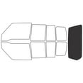 thumbnail image 2 of Rvinyl Window Tint Kit Compatible with Chevrolet Tracker 1998 (4 Door) - Rear Windshield Precut Kit, 2 of 8
