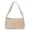 Off-white, variant on Vintage PU Motorcycle Underarm Bag for Women, Rivet Detail & Zipper Closure, Shoulder Handheld Commuter Bag for Daily Use (9.4" x 6.3" x 3.5", 0.62 lb)