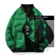 thumbnail image 1 of Chaqueta de plumón de doble cara corta de color sólido con estampado 2024 nueva chaqueta de plumón de pato blanco cálida para otoño e invierno, 1 of 3