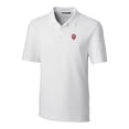 thumbnail image 2 of Men's Cutter & Buck White Indiana Hoosiers Big & Tall Forge Stretch Polo, 2 of 3