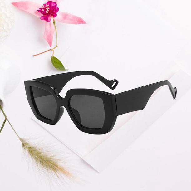 de sol de moda de primera para mujer, Retro antiimpacto para motocicleta, de sol antideslumbrantes con estilo, ropa de calle gris Soledad Gafas de sol para mujer
