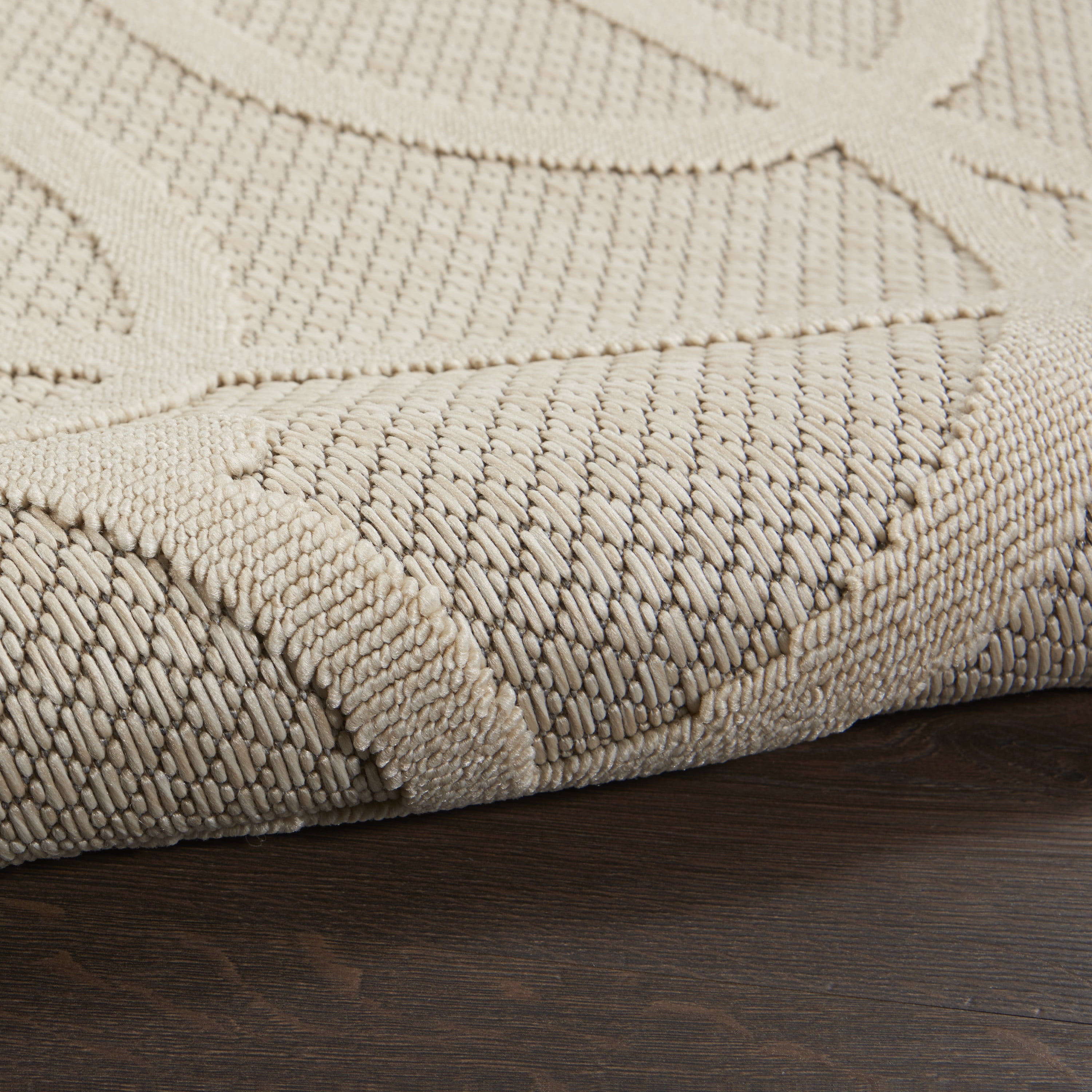 Nourison Palamos Indoor/outdoor Casual Contemporary Cream Area Rug