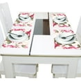 thumbnail image 4 of Roses Flower 4 PCs Placemats Set Linen Non-Slip Table Mat Rectangular Washable for Dining Kitchen Party 12"x18", 4 of 8