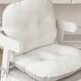 thumbnail image 5 of Sedentary Seating Cushion with Back Support for Home Dormitory Use – Thickened Pad for Lumbar Comfort Durable Polyester Non- Design Integrated Backrest, 5 of 5