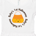 thumbnail image 4 of Inktastic First Halloween Candy Corn Girls Baby Dress, 4 of 5