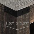 thumbnail image 2 of DWVO Shoe Cabinet with 2 Flip Drawers &Open Shelf &Led Light , Shoe Rack Storage Organizer Free Standing Entrance Shoe Storage Cabinet Narrow Closet for Entryway Hallway, Dark Rustic Oak, 2 of 11