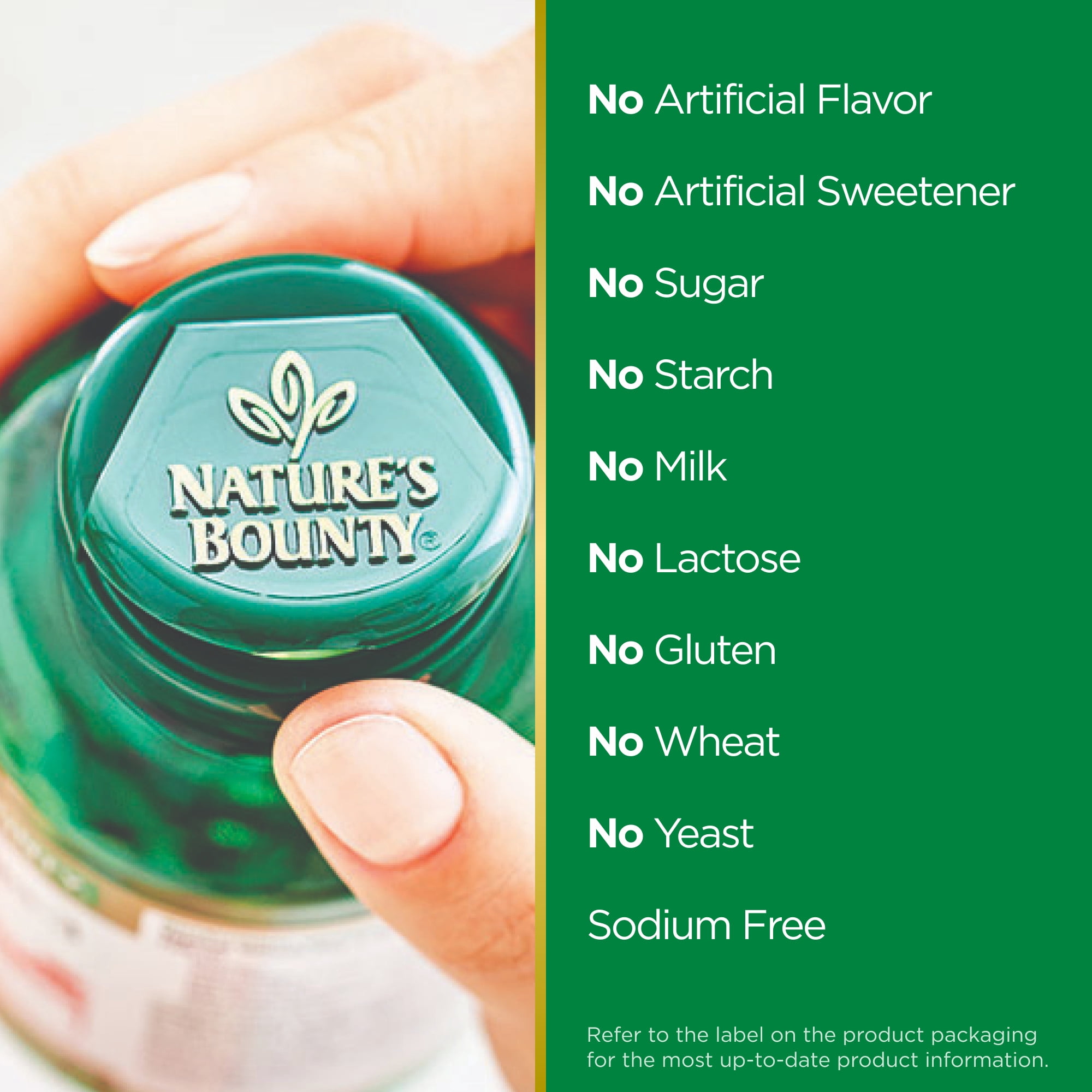 (3 pack) Nature’s Bounty Calcium Supplement + 1000 IU Vitamin D3, 120 Ct (2-Pack)