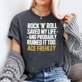 thumbnail image 3 of Ace Frehley Rock 'N' Roll Saved My Life Unisex T-Shirt, 3 of 5