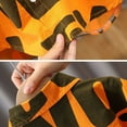 thumbnail image 4 of Emitonse Toddler Boy girls Long Sleeve T Shirts Boys Button Down Shirts Holiday Cool Print Summer Beach Shirt For Kids Orange,Size 8-9 Years, 4 of 5