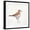 Black Frame, variant on Art.com Coastal Plover III Linen Stretched Canvas Print Wall Art by Jeanette Vertentes, 24" x 24"