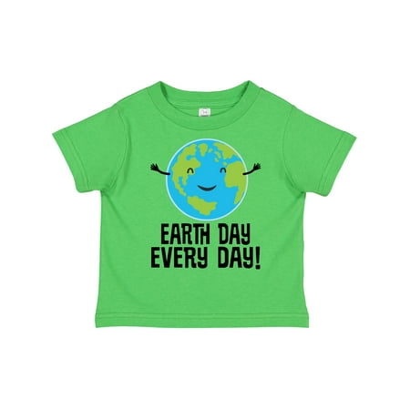 

Inktastic Earth Day Every Day Planet Gift Toddler Boy or Toddler Girl T-Shirt