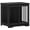 Black, variant on 27.2" Dog Crate Furniture with Barn Door, Heavy Duty Wooden Kennel for Small Dogs up to 22 lb, White Brown