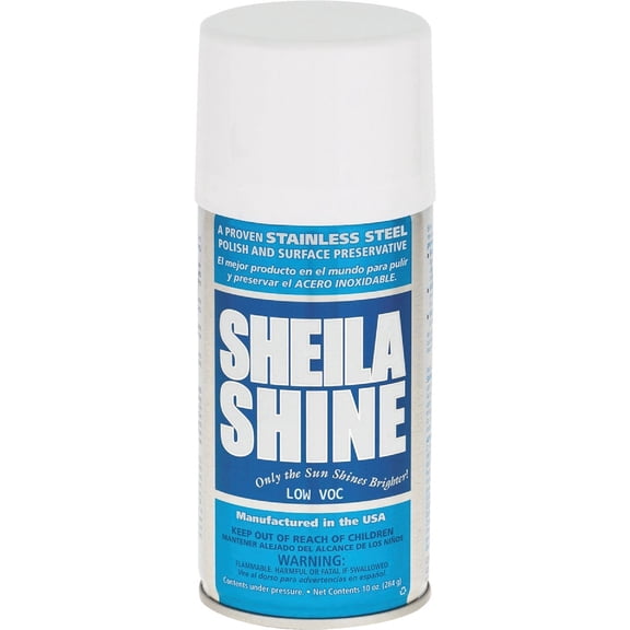 Sheila Shine Stainless Steel Cleaner And Polish SSCA-10 - Streak-Free, Liquid