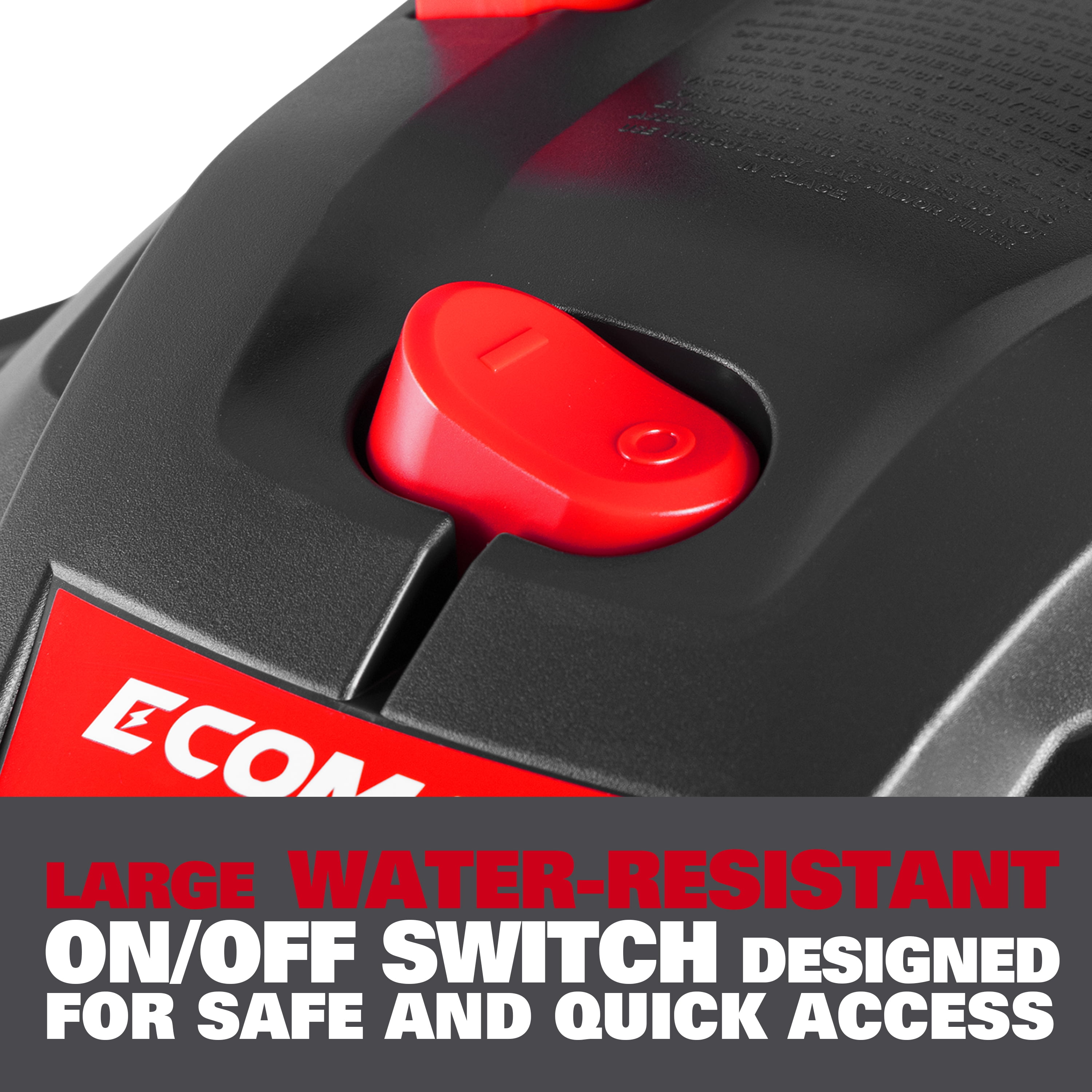 Ecomax EM18191P 10-Gallon 4HP Portable Poly Wet/Dry Vacuum – Powerful Shop & Garage Cleaner with Accessories