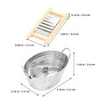 thumbnail image 5 of Unbranded Dollhouse Accessories Mini Basin Bathtub Miniature Wood Iron, 2 Sets, 5 of 6