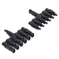 thumbnail image 2 of Solar Branch Connector, DIY Mount Solar Panel Connector DC1000V   For 10-14 AWG Cables T3,T4,T5,T6,T7, 2 of 8