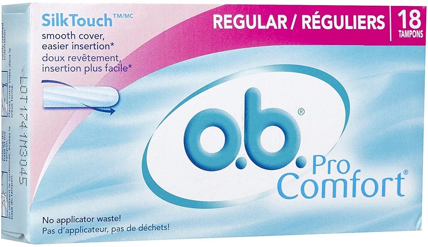 O.B. Pro Comfort Regular Tampons18 ct