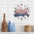 thumbnail image 7 of Dreamtimes Gradual Change Flamingo Wall Clock, 10 Inch Silent Non Ticking Round Clock Oil Painting Clock Easy to Read Clock for Living Room Bedroom Bathroom Home Decor, 7 of 7