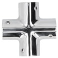 thumbnail image 1 of Tube Pipe Connector, Marine Hardware Boat Hand Rail Fitting Boat Pipe Connector 4 Way Cross Hand Rail Fitting  For Yachts For Boat For Ships For Marine, 1 of 8