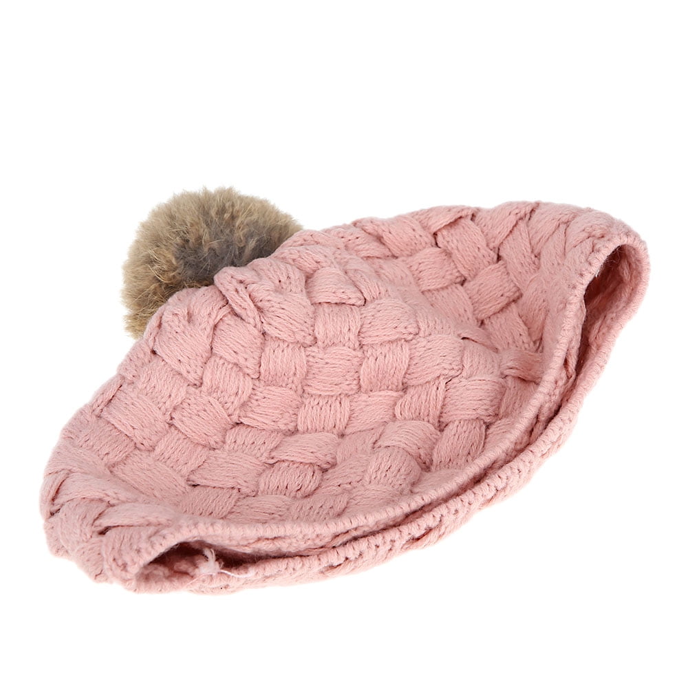baby pink beret