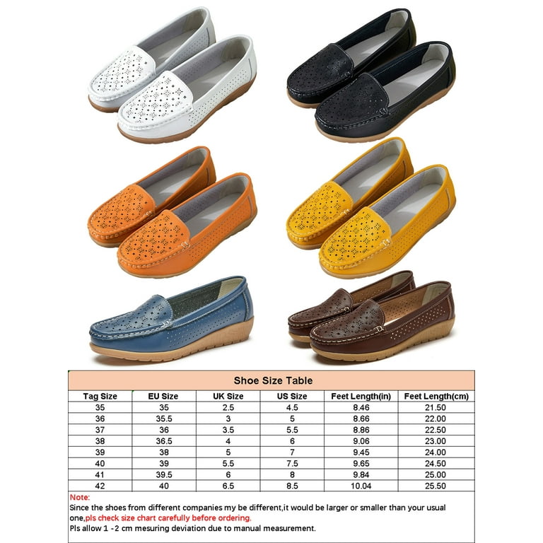 Harsuny Womens Loafers Comfort Shoes Lightweight Slip On Moccasins Driving Flats Coffee 5.5