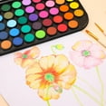 thumbnail image 5 of 48 Colors Watercolor Cake Set with 3 Brushes, Washable, Travel Design, Perfect for Card Making, Illustrations, Painting, Calligraphy, 5 of 7