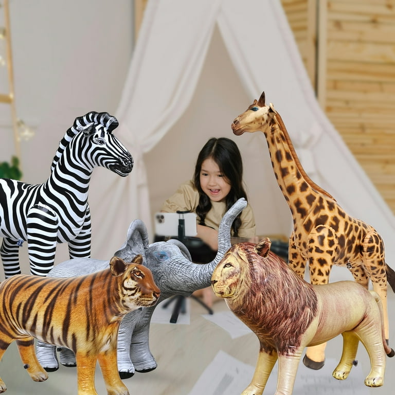 Jet Creations Safari Inflatable Plush Animal Pack (Giraffe