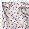 thumbnail image 3 of Soimoi Floral Print, Silk Fabric, Decor Sewing Fabric by The Yard 42 Inch Wide,Decorative Fabric for Shirts Suits Ties, Magenta & White, 3 of 6