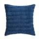 thumbnail image 1 of Nvzi 2 fundas de almohada de color sólido con diseño de grano de trigo simple, una funda de almohada simple en un color sólido de 19,69 x 19,69 pulgadas (azul oscuro), 1 of 5
