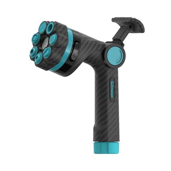 Gilmour Select Extra Heavy Duty Graphite Fireman's Style 8 Pre-Set Nozzle Patterns