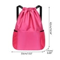 thumbnail image 2 of VOAVEKE Backpacks For School,School Supplies, Men's And Women's Backpack Lightweight Folding Backpack Fitness Sports Bag Basketball Football Bag, 2 of 2