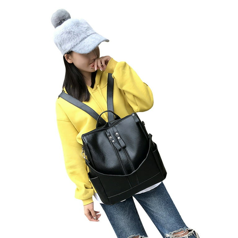 yievot Backpack Purse For Women,Fashion Leather Handbag,Travel Bag,Satchel  Rucksack Ladies Bag,Shoulder Multifunctional Travel Bag