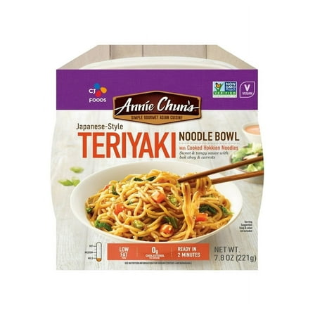 Pack of 2 Annie Chun's Japanese Style Teriyaki Noodle Bowl, 7.81 oz