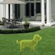 thumbnail image 5 of Estatuils de animales flocados Estatua Imitación de Decoración Adorno para perros Rocas artificiales Resina Hierba para jardín Hogar Lindo cachorro CUTICAT Figuritas flocadas, 5 of 7