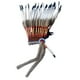thumbnail image 4 of Sombrero indio Fernando tocado de plumas disfraz para hombres y mujeres Cosplay Negro Blanco Gris, 4 of 8