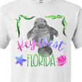 thumbnail image 4 of Inktastic Key West Florida Cute Swimming Manatee T-Shirt, 4 of 5