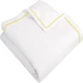 thumbnail image 4 of 400TC Cotton Double Edge Embroidery Sateen Solid Duvet Cover Set, 4 of 5
