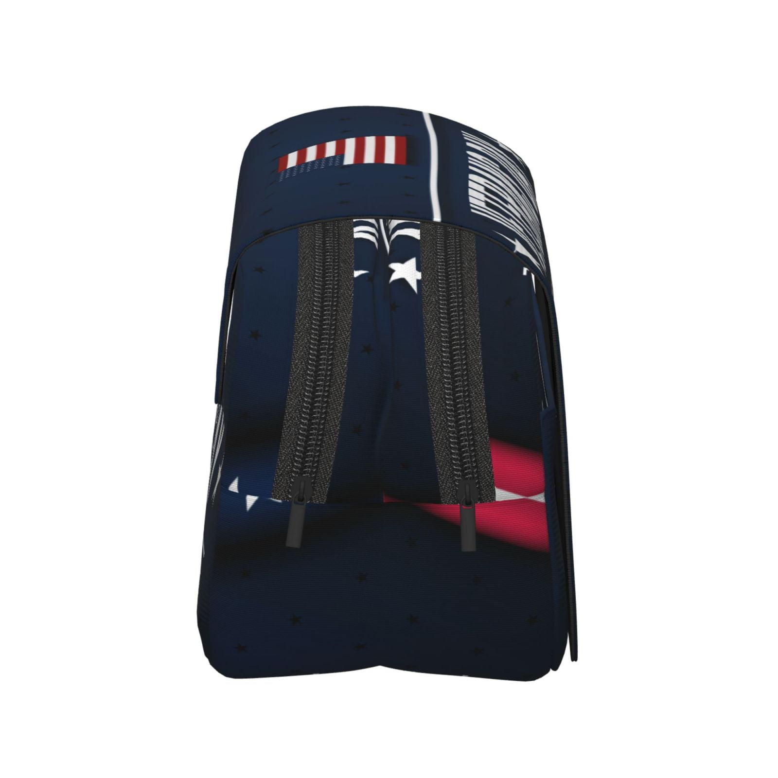 Rateoe Happy Veterans Day Pattern Double Clamshell Pen Case, Storage Organizer with Two Zipper Compartments– Holds Up to 50 Pencils & Pens