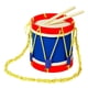 thumbnail image 5 of Tambor para niños, Juguete Musical educativo para bebés de 22cm de diámetro con 2 baquetas, correa ajustable para festivales escolares, 5 of 9