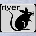 thumbnail image 2 of CafePress - River Rat - Cute Infant Baby Football Bodysuit, 2 of 3